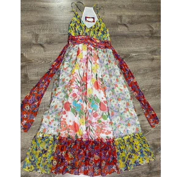 floral fitted maxi dress Madilyn Maxi Dress - Multi Floral
